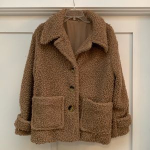 Free People Carmel teddy jacket